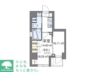 ＬＯＶＩＥ銀座東の物件間取画像